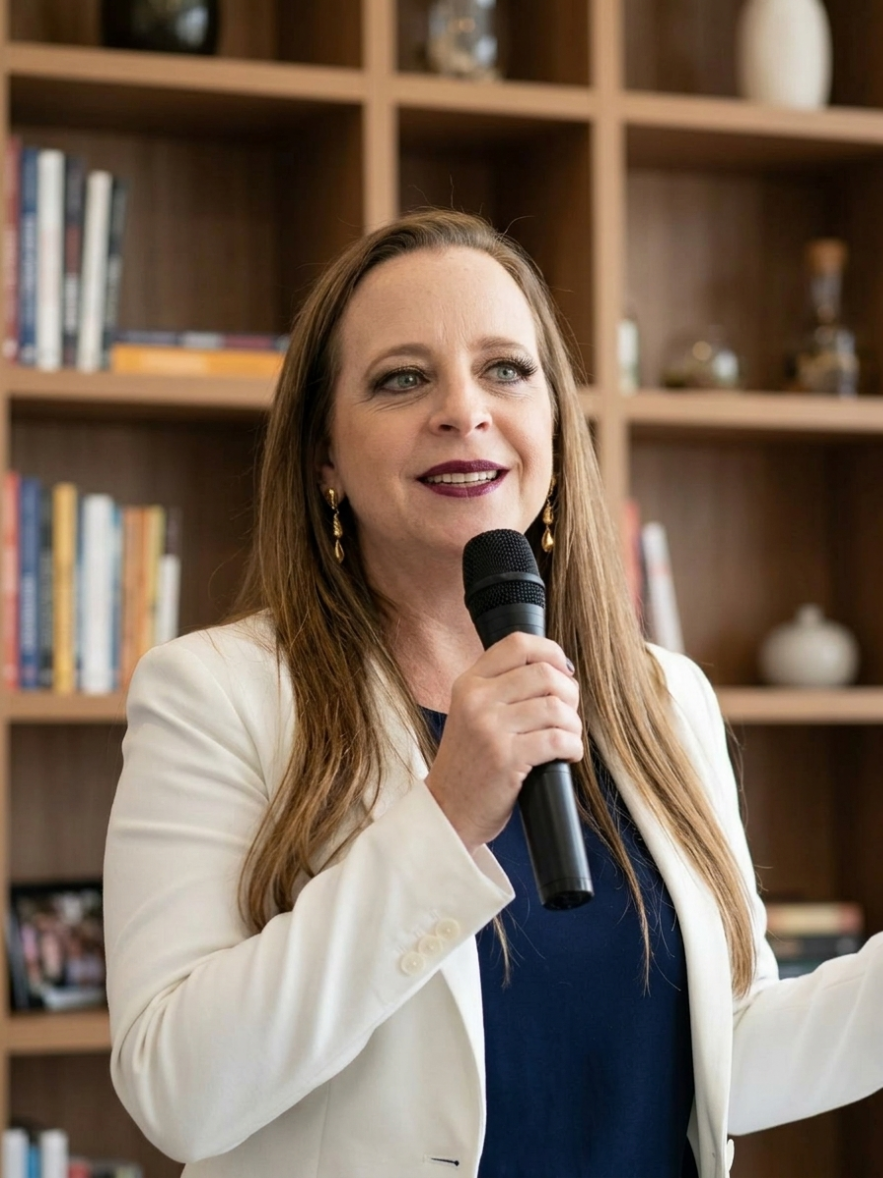Juliana palestrando